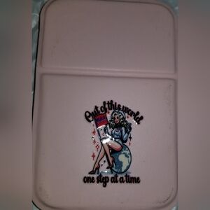 Customized "Out Of This World, One Step At A Time" Compact Folderable Mirror